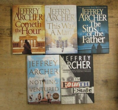 5 CAPTIVATING BOOKS by JEFFERY ARCHER  ** FREE UK POST ** HARDBACK