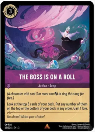 Disney Lorcana Enchanted Card and Then Along Came Zeus 222/204