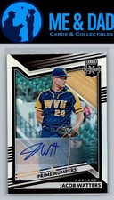 2022 Panini Elite Extra Edition Auto #124 Jacob Watters