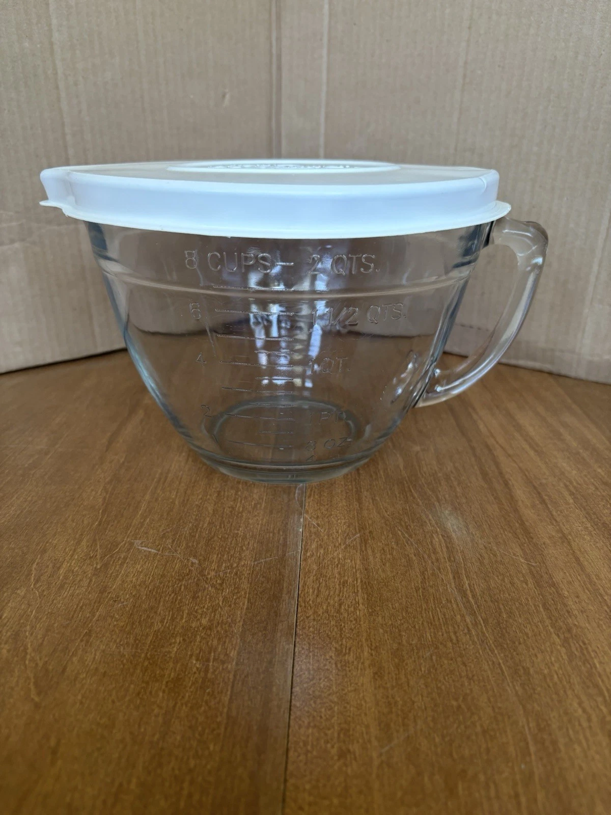 Pampered Chef 2Qt. Batter Bowl Measuring Cup 8 Cup w/ Lid