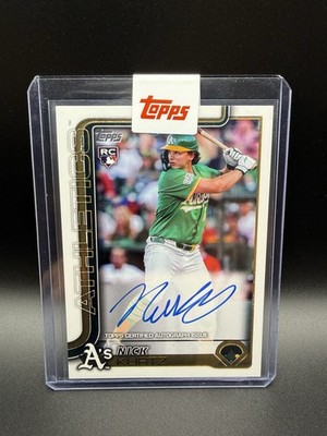 2025 Topps Baseball Update Real One Nick Kurtz RC Rookie AUTO SEALED US201