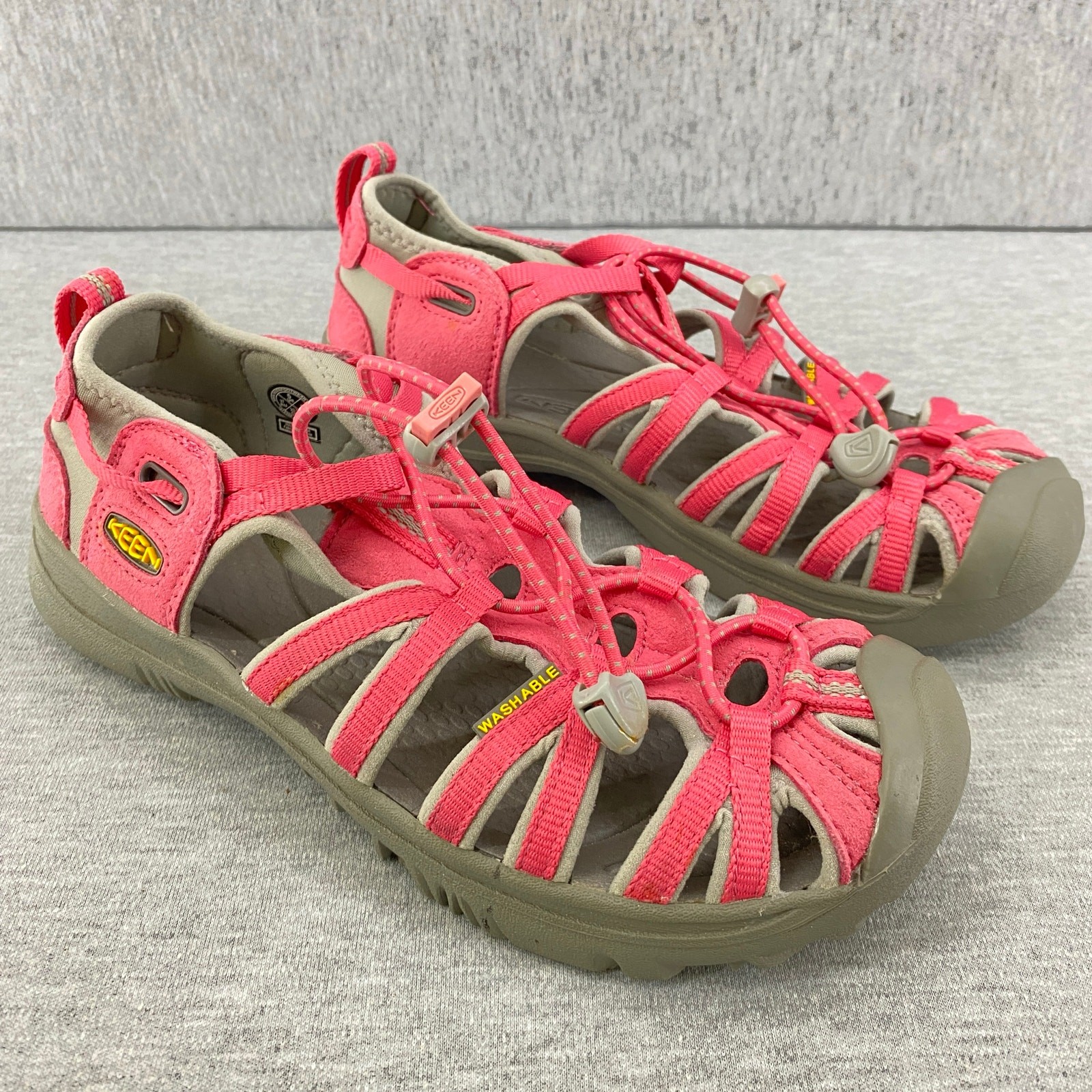 Keen Whisper Sandalo Outdoor Regolabile Escursionismo Sentiero Acqua Giovani Ragazze 5 Rosa