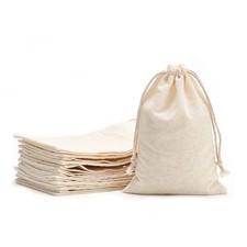20 Pack 3.9x5.9 Inches Cotton Drawstring Bags Reusable Muslin Sachet Bag for ...