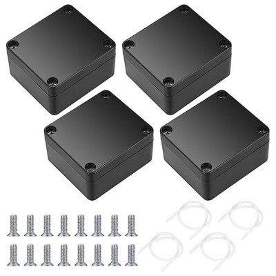 Project Box, 4 Pcs Electrical Junction Box, IP65 Waterproof Electrical Projec...
