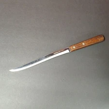 Vintage Flint Arrowhead Vanadium USA Knife 8.5" Blade Stainless Good Condition