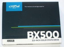 Crucial BX500 480GB SATA III SSD, CT480BX500SSD1, Unused in Sealed Box