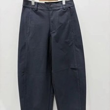 Uniqlo Jersey Barrel Leg Pants Navy S Casual Trousers