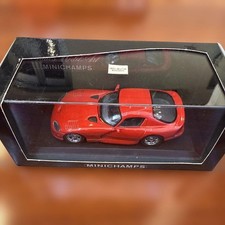Minichamps 1:43 Dodge Viper Coupe Red Diecast Model Car Unused Vintage