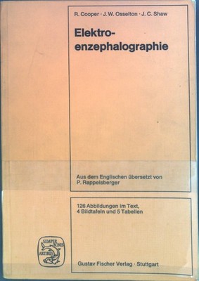 Elektroenzephalographie : Technik u. Methoden. Cooper, Ray, John W. Osse 1865523