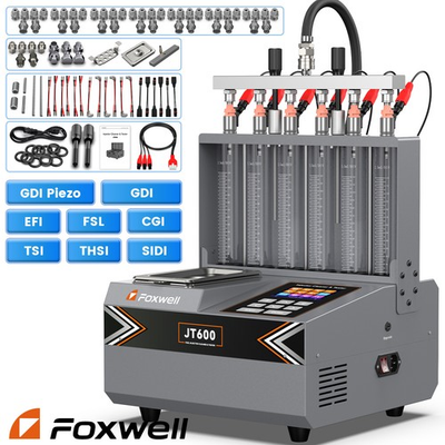 #ad FOXWELL JT600 GDI Piezo Fuel Injector Cleaner Tester Ultrasonic Cleaning Machine $520.79