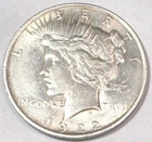 1922 peace dollar XF condition  #120