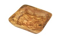 Snackschale olivenholz – Handgefertigt, Lebensmittelecht, 13×13 Cm