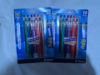 Pilot 10ct FriXion Color Sticks Erasable Gel Pens Fine Point 0.7mm Assorted Ink