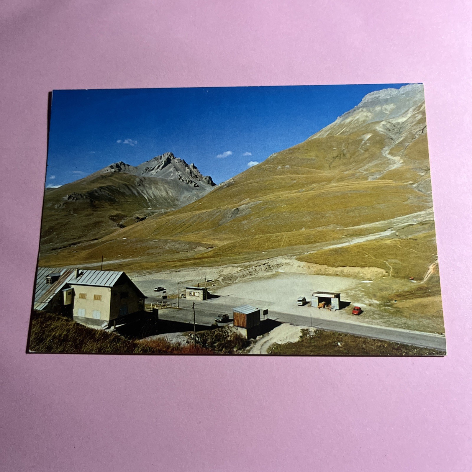 CARTOLINA A COLORI COLLEZIONE - VALLE STURA CUNEO VALICO COLLE DELLA MADDALENA
