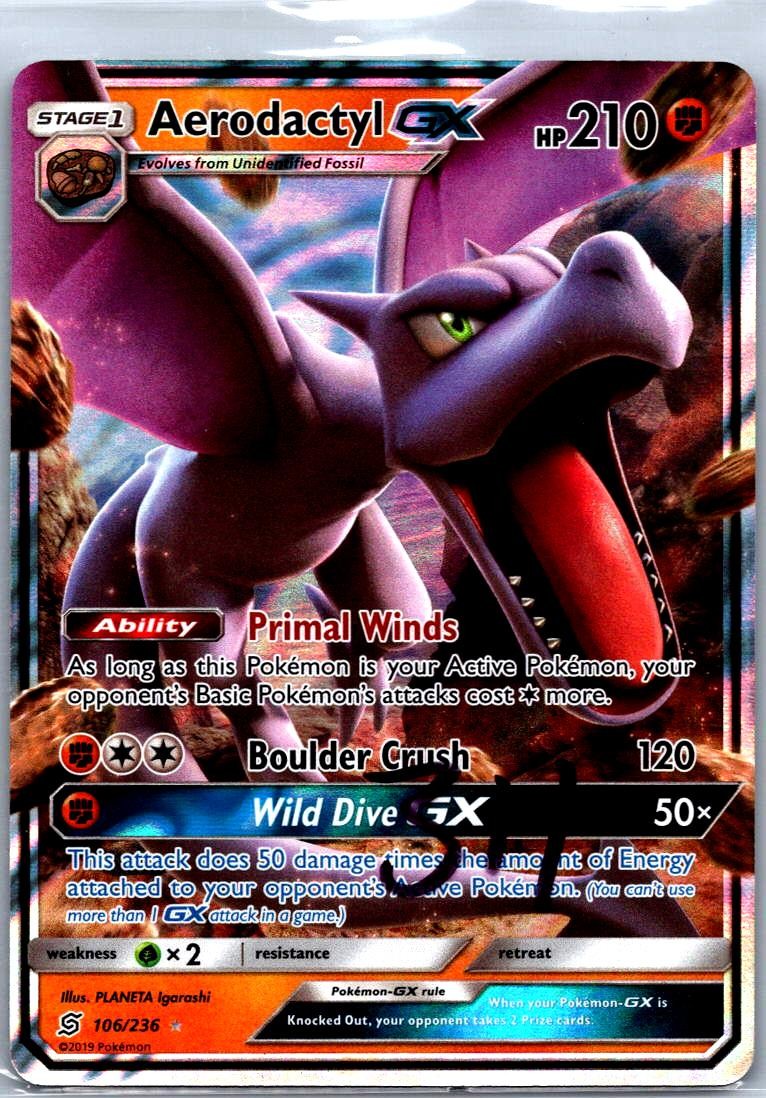 SM - Unified Minds #106/236 Aerodactyl GX