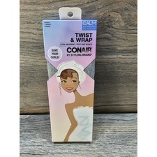 Conair Twist  Wrap Ultra Absorbent Frizz Free Head Towel