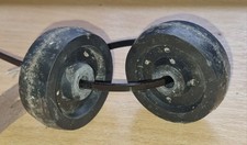 RASCAL VEO SPORT mobility scooter rear anti tip wheels pair  FREE POSTAGE
