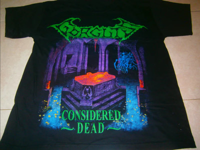 New GORGUTS -Considered Dead Black Men Women all size Shirt