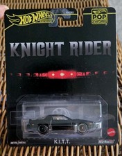 HOT WHEELS POP CULTURE REAL RIDERS KNIGHT KITT 82!!! PONTIAC TRANS AM BLACK 1/64