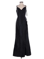 NWT Alfred Sung Women Black Cocktail Dress 2