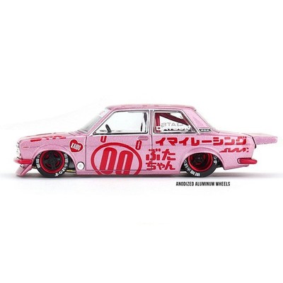 Kaido House x Mini GT 1:64 Datsun 510 Pro Street Buta V1 Pink