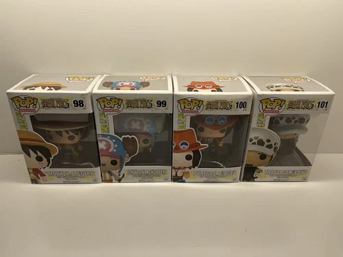 LOT Funko Pop! Animation One Piece Trafalgar Law #101 Funimation Vinyl Figure