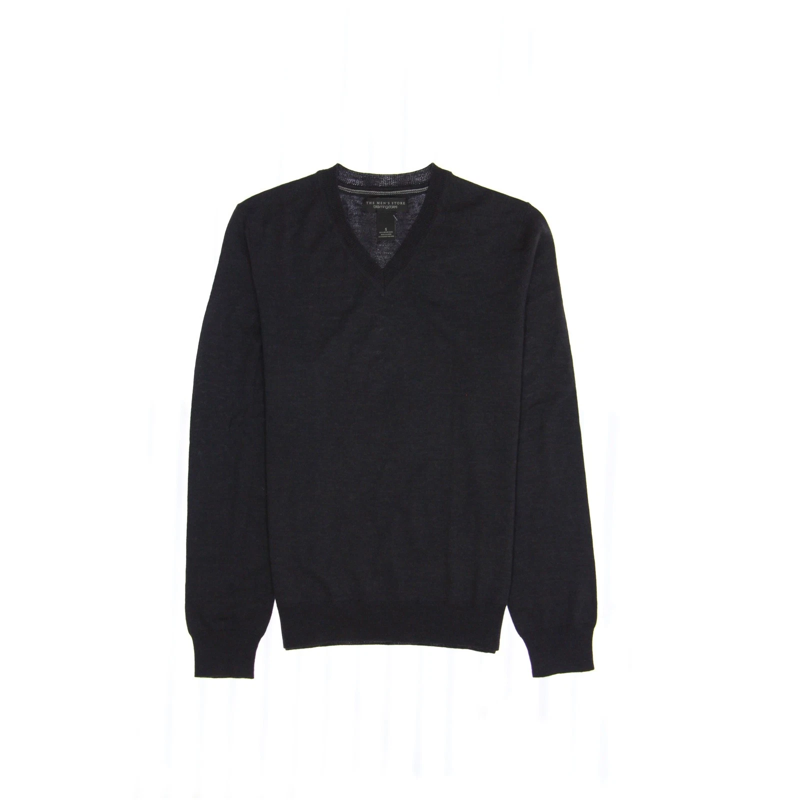 Baruffa Mens Sweater Sz S, 100% Merino Wool, V-Neck Pullover, Peat Bog Heather
