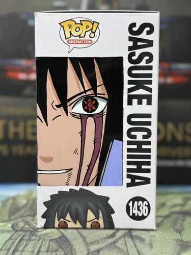 Sketched Sasuke Uchiha Funko Pop #1436 Naruto Funko Exclusive GITD