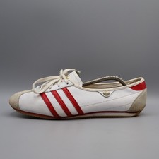 Adidas Sleek Series sneaker ballerine scarpe basse rosse bianche taglia 39 1/3 - BUONE