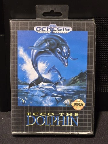 Ecco the Dolphin Sega Genesis No Manual Tested Working