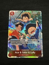 Ace & Sabo & Luffy (Alternate Art) OP13-007 Carrying On His Will Foil
