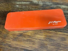 Vintage J.C. Higgins Gun Cleaning Kit Sears Roebuck No. 2145 Red Metal Case