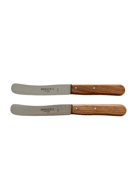 Solingen 2 Tlg BröTchenmesser Buckelsmesser FrüHstüCksmesser Rostfrei Buchenholz-image