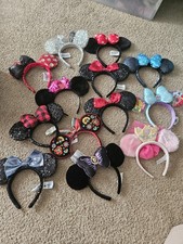 Disney Ears Lot Mickey Minnie Rare 13 Pairs