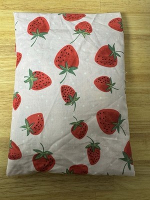 New Hot Cold Rice Bag Therapy Microwavable Spring Summer Strawberries