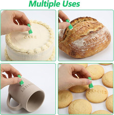Clay Stamps Letters and Numbers, Complete Uppercase and Number Stamp Comple...
