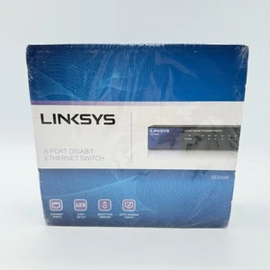 Linksys SE3008 8 Interrupteur Gigabit Ethernet supportable Port Rack SEALED NEW