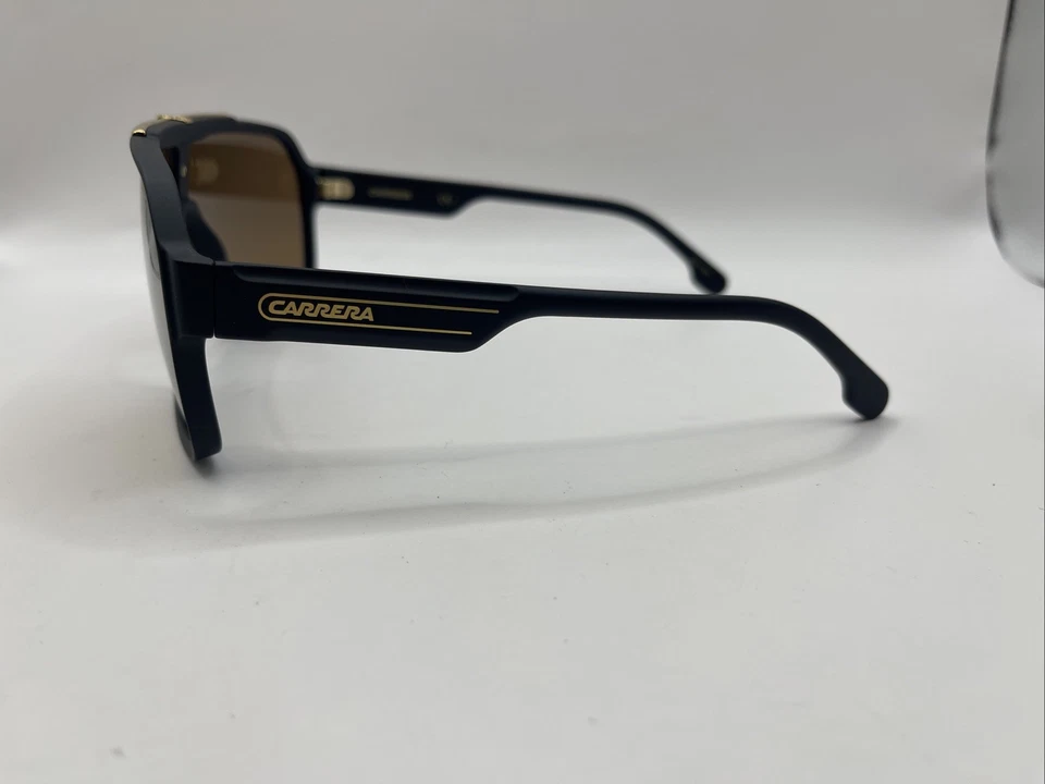 Gafas de sol Carrera 1014/S 0I46 K1 negras doradas 64-10-135 nuevas con etiquetas Foto 3 de 4