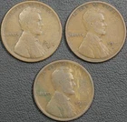 Lot of 3x 1912 S Lincoln Wheat Copper Cents 1C **HIGHLY SOUGHT KEY DATE**
