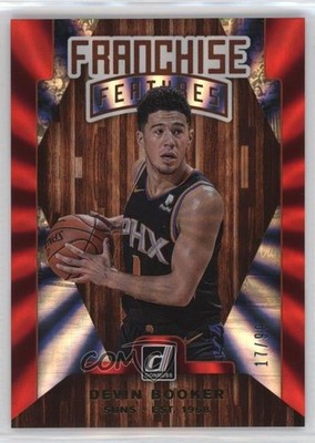 2019-20 Panini Donruss Franchise Features Holo Red Laser 17/99 Devin Booker 0hn9