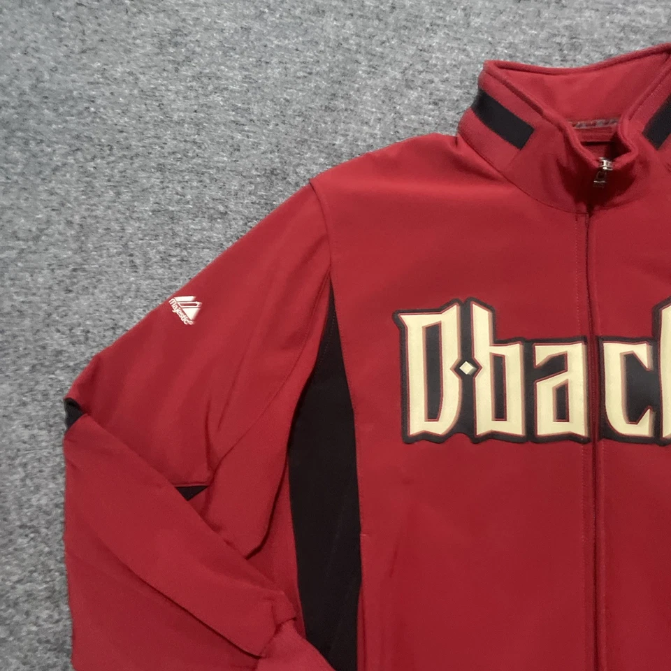 Arizona Diamondbacks Majestic Jacket Men’s Large Therma Base Red Dugout On Field - Image 3 of 4
