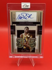 Magic Johnson Auto 2024-25 Panini One and One Magic Johnson Signatures Auto /49