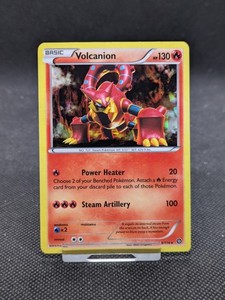 Pokemon Card Volcanion Steam Siege Cracked Ice Holo Rare 25/114 NM 