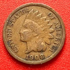 1908 Indian Head One Cent Penny VG+