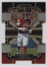 2023 Panini Select Concourse Black & Red Prizm Die-Cut Andre Jones #98 1o8k