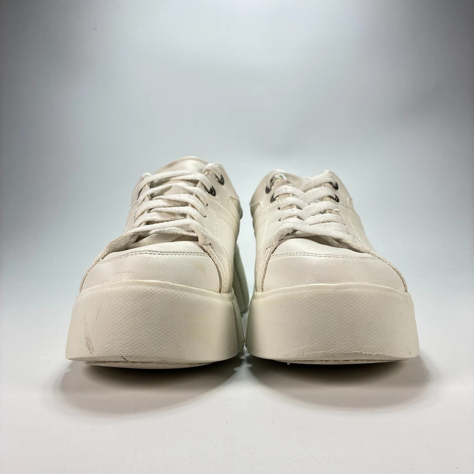 Zapatillas deportivas Zara blancas bajas con cordones gruesas de plataforma para mujer talla US 9,5 EU 40 Foto 2 de 4