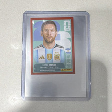 Panini 2026 FIFA World Cup Sticker Card Lionel Messi Argentina Red Parallel 