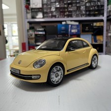 KYOSHO 1: 18 VW Volkswagen New Beetle Beetle Coupe Car Model Yellow 