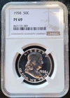 1958 Franklin Half Dollar Proof PF69 NGC