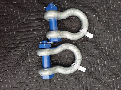 Zoro Select 8064105 Anchor Shackle,24,000 Lb. Work Load,Pk2